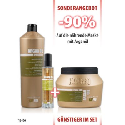 Argan Oil Shampoo 1000ml + Maske 500ml + Intensivpflege 100ml