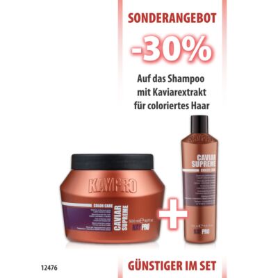 Caviar Shampoo 350 ml + Maske 500 ml