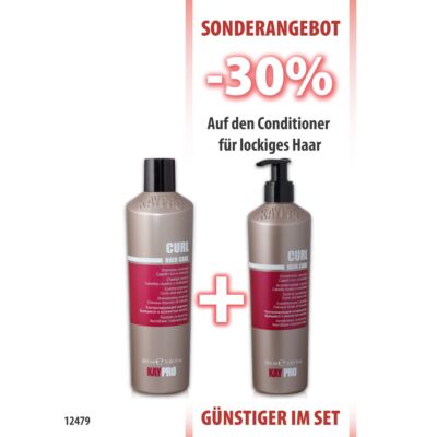 Curl HairCare Shampoo 350ml + Conditioner 350ml