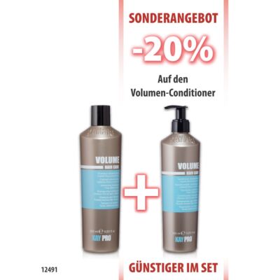 Volume HairCare Shampoo 350ml + Conditioner 350ml