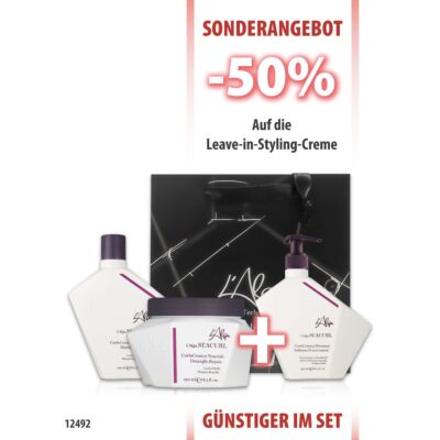 SEACURL Shampoo 250ml + Maske 250ml + Stylingcreme 250ml