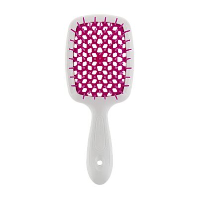 Superbrush Small White&Fuchsia 
