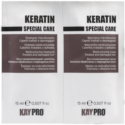 Keratin Shampoo+Maske 15+15 ml