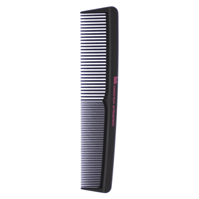 Wide/Fine-Tooth Cutting Comb in Antibacterial Pure Carbon Alloy