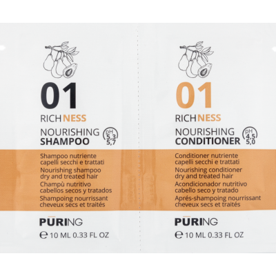 01 RICHNESS Shampoo+Conditioner 10ml+10ml