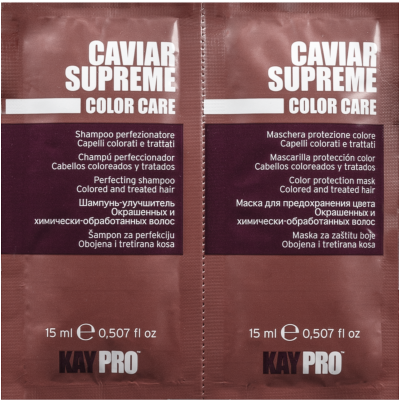 Caviar Set Shampoo + Maske für gefärbtes Haar 15+15 ml