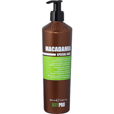 Macadamia Conditioner mit Macadamiaöl für brüchiges Haar.