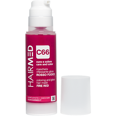 Färbe- und Glanz-Haarmaske C66 Feuerrot