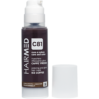 Färbe- und Glanz-Haarmaske C81 Ice Coffee