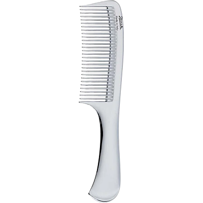 Wide-teeth Comb With Handle, silver