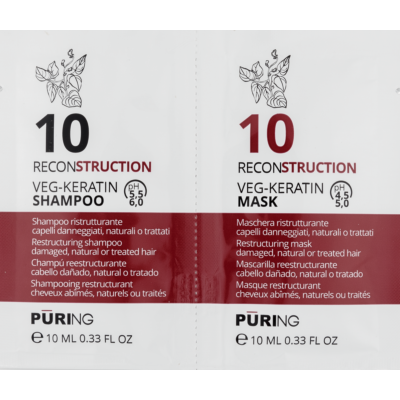10 RECONSTRUCTION Shampoo+Maske 10ml+10ml