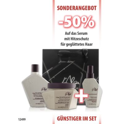 SEASTRAIGHT Shampoo 250ml + Maske 250ml + Hitzeschutzserum 100ml