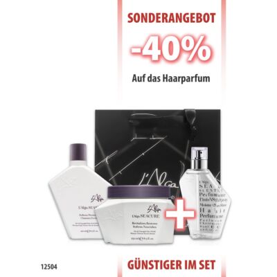 SEAWET Shampoo 250ml + SEACURE Mask 250ml + SEASCENT Haarparfüm 85ml