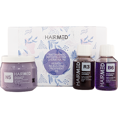 Rekonstruktion Set. Shampoo B6 200ml+ Maske N5 250ml+ Fluid R3 100ml