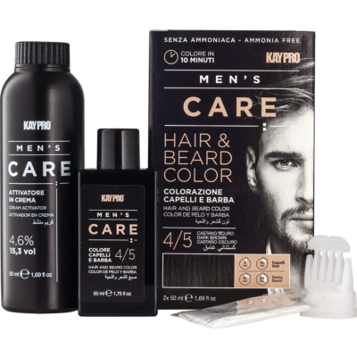 MEN'S CARE Haar- und Bartfärbeset Dunkelbraun 4/5