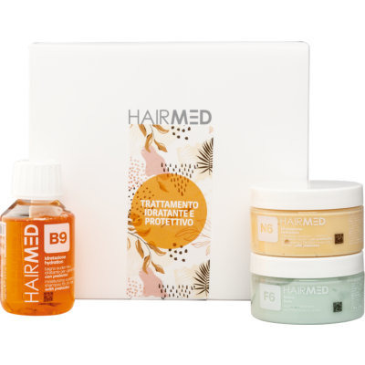 TRYME Set Feuchtigkeit und Schutz. Shampoo B9 100ml+ Maske N6 100ml+ F6 100ml