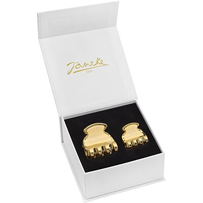 Gift Box Hair Clips Small Gold