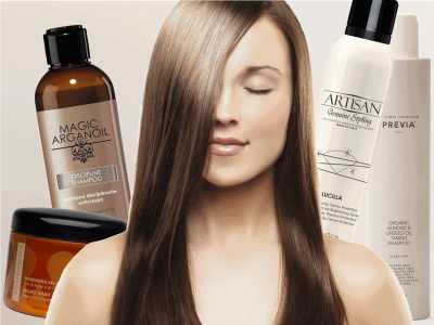 GLATTES, GESCHMEIDIGES, GLÄNZENDES HAAR