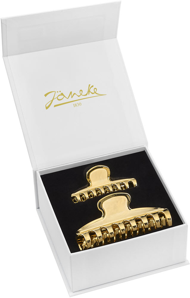 JANEKE Gift Box Hair Clips Gold