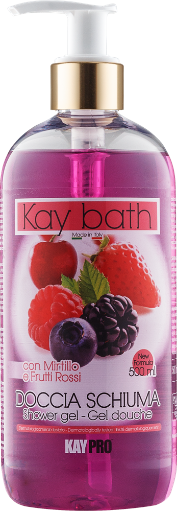 KayBath Duschgel mit roten Beeren und Blaubeeren