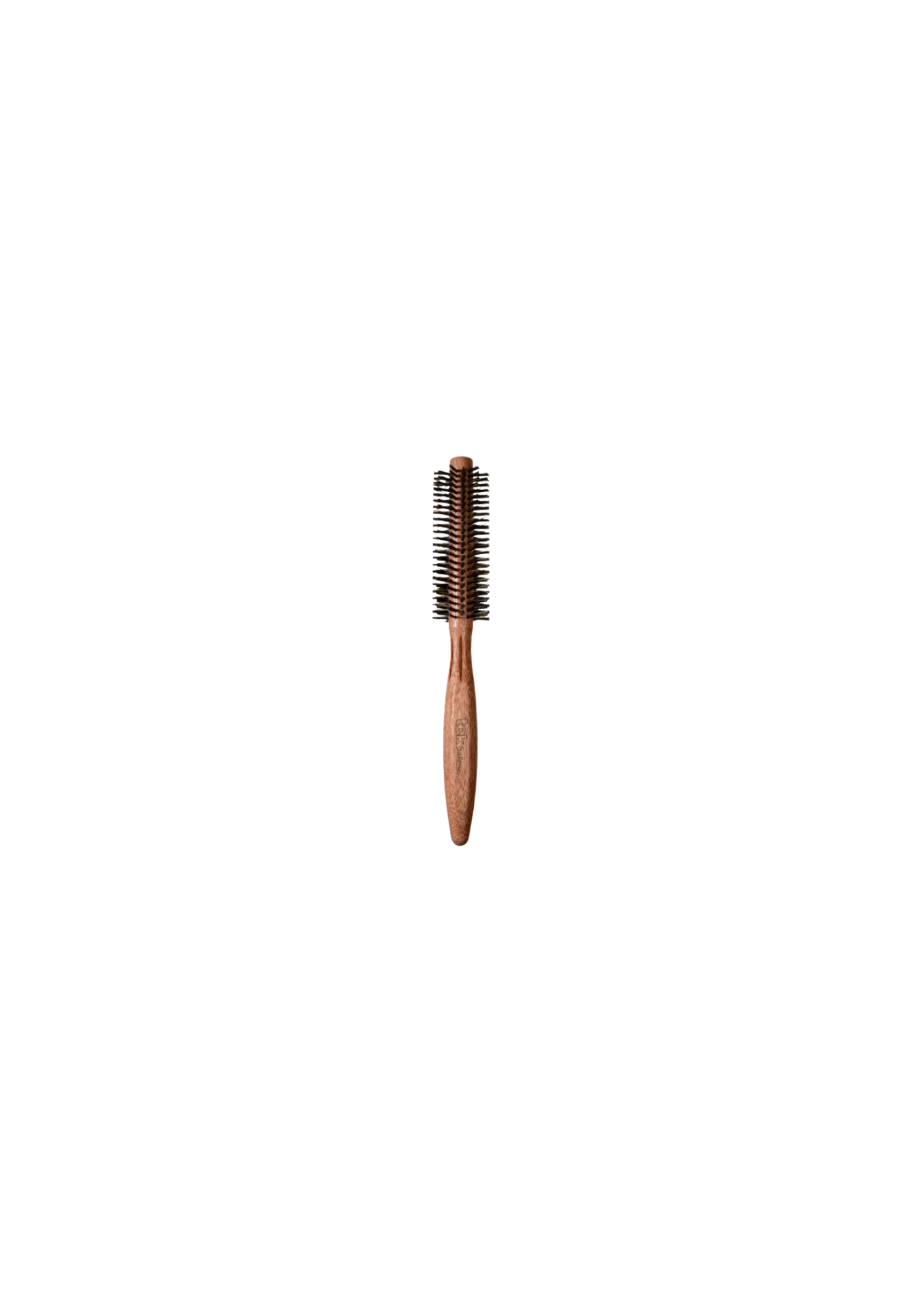 tek Round brush in mahogany wood with reinforced boar hair bristles - 35mm 