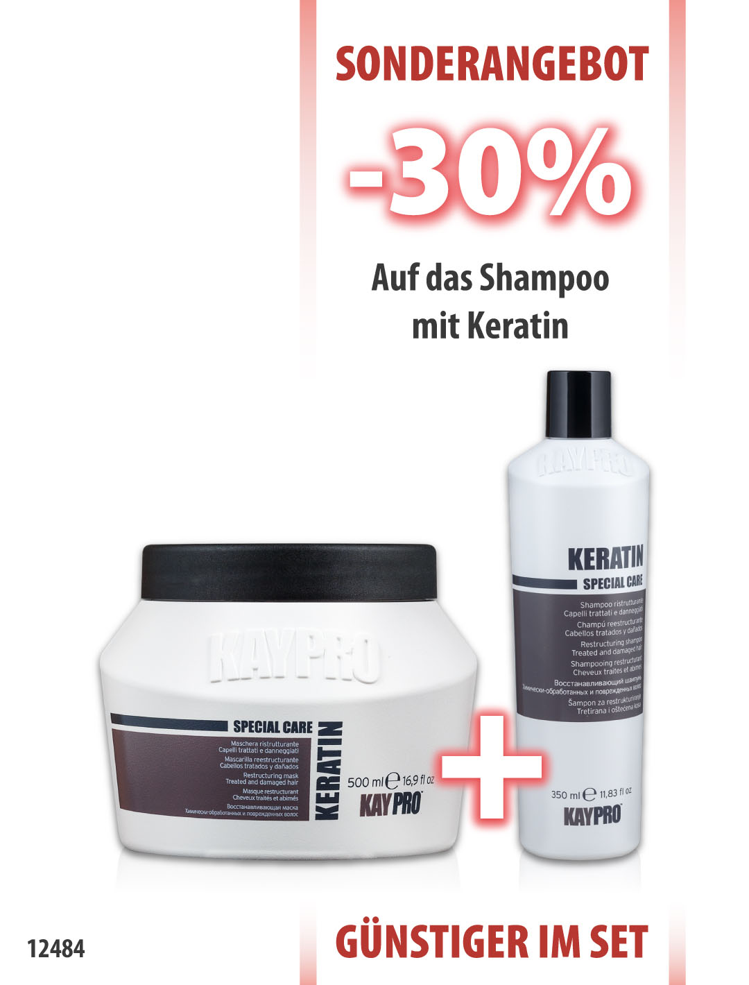 KayPro Keratin Shampoo 350ml + Maske 500 ml