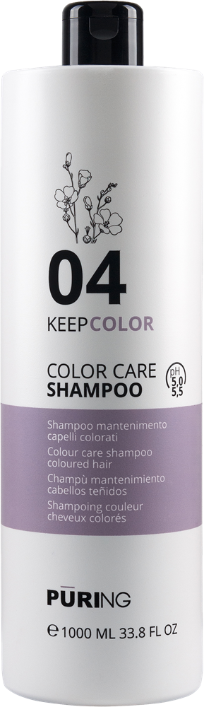 PURING 04 KEEPCOLOR Shampoo zur Erhaltung der Farbe gefärbter Haare