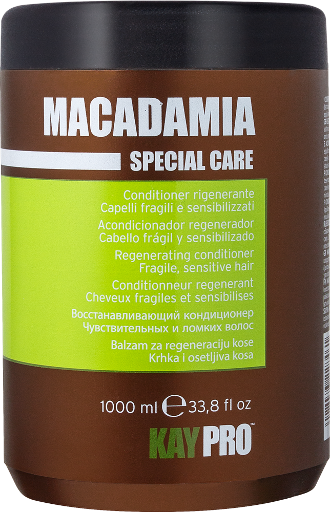 KayPro Macadamia Conditioner mit Macadamiaöl für brüchiges Haar.