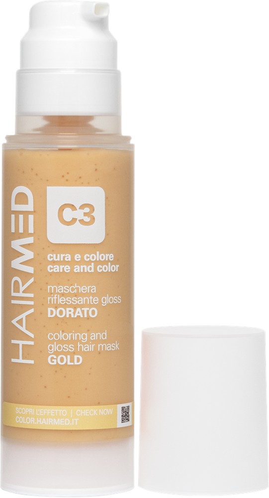 Färbe- und Glanz-Haarmaske C3 Gold