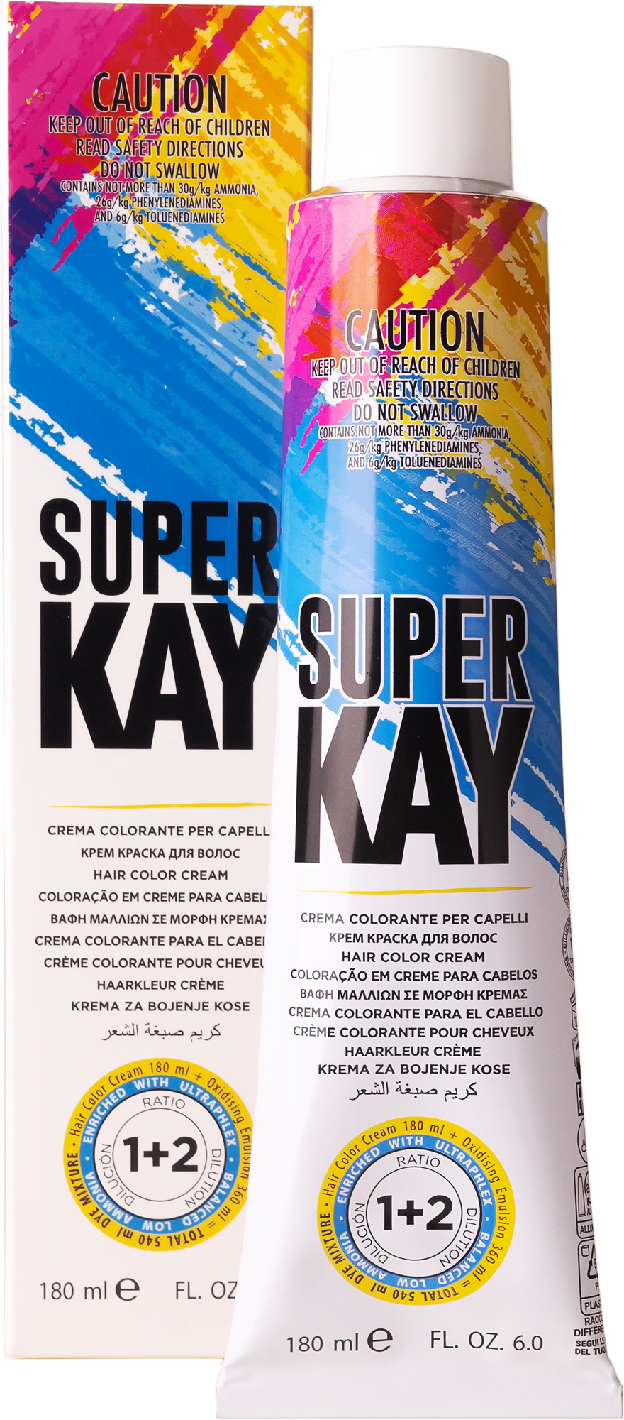 SUPER KAY Permanente Haarfarbe Creme - 180 ml