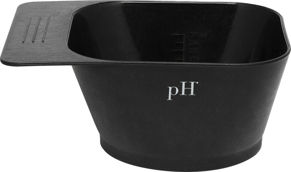 pH Färbeschale Schwarz Quadratisch 