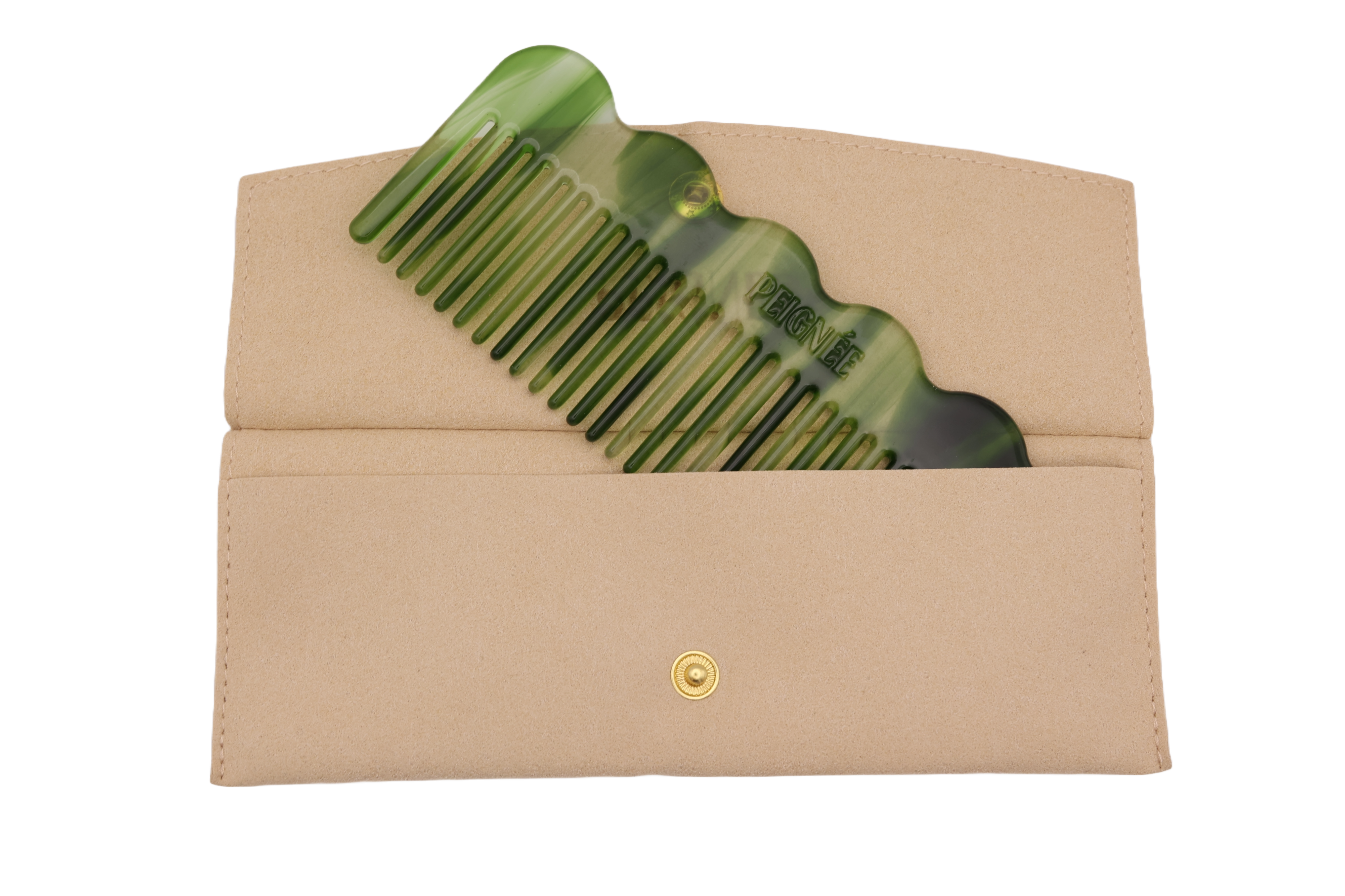 PEIGNEE Signature Comb - Emerald