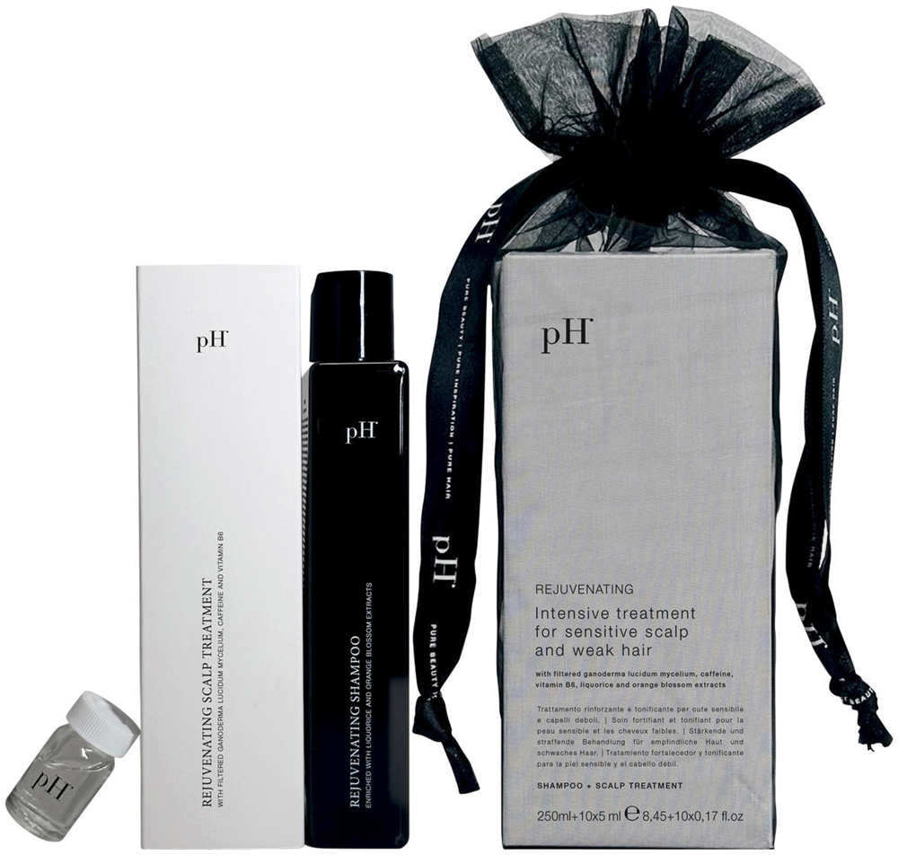 pH Rejuvenating Set (Shampoo 250ml + Treatment 10*5ml)