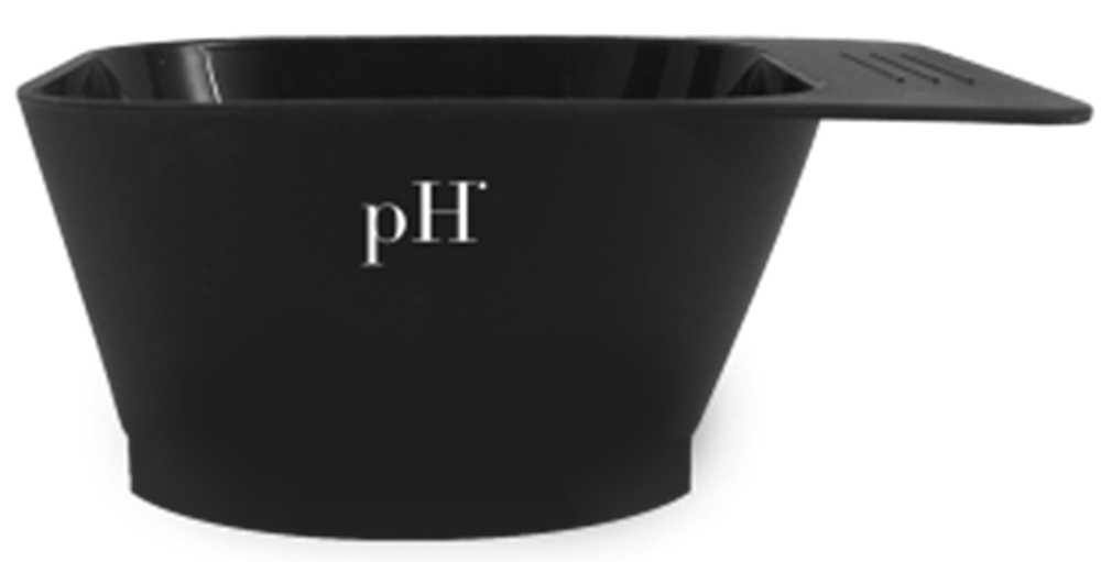 pH Färbeschale Schwarz Quadratisch 