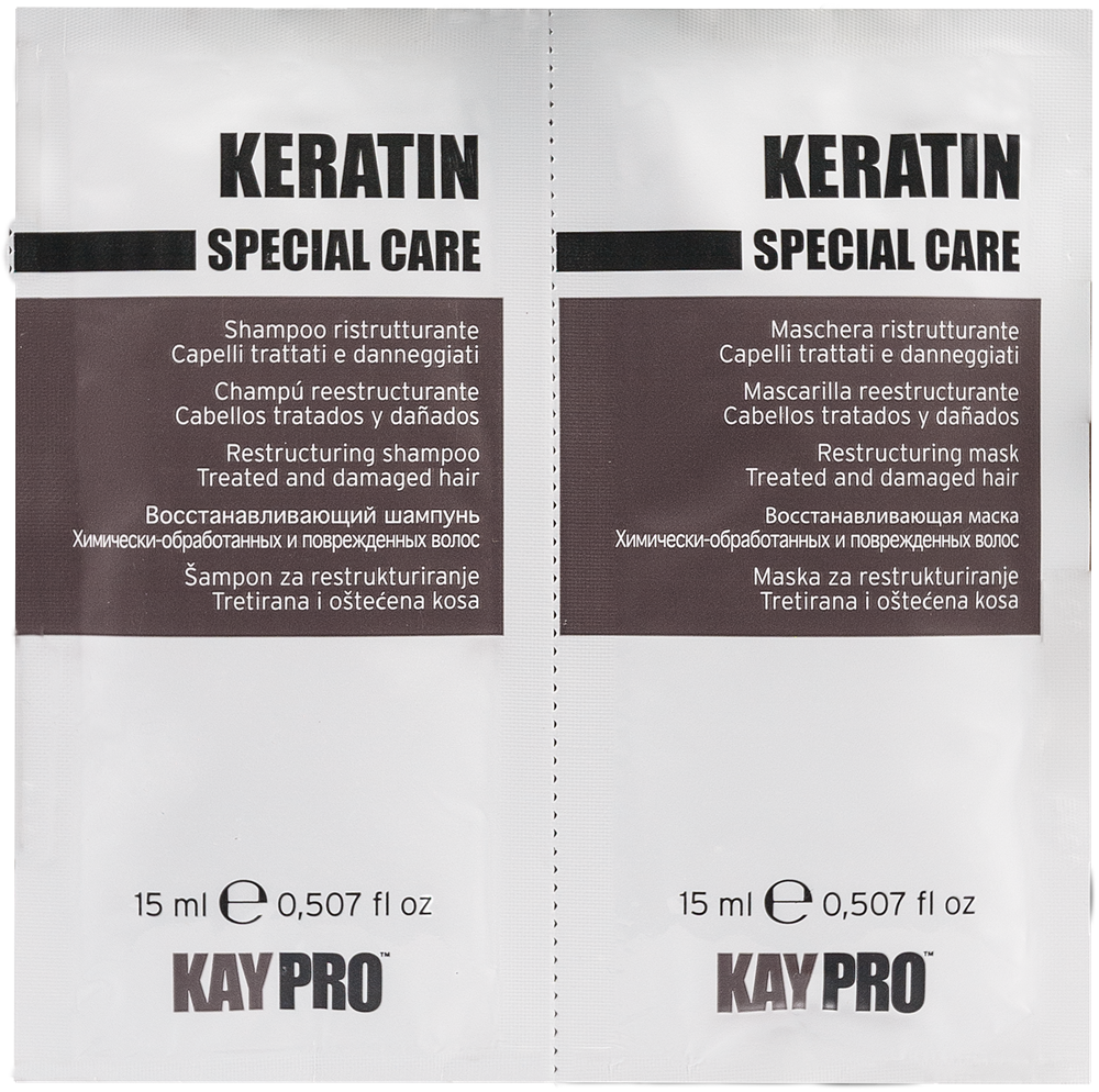 KayPro Keratin Shampoo+Maske 15+15 ml