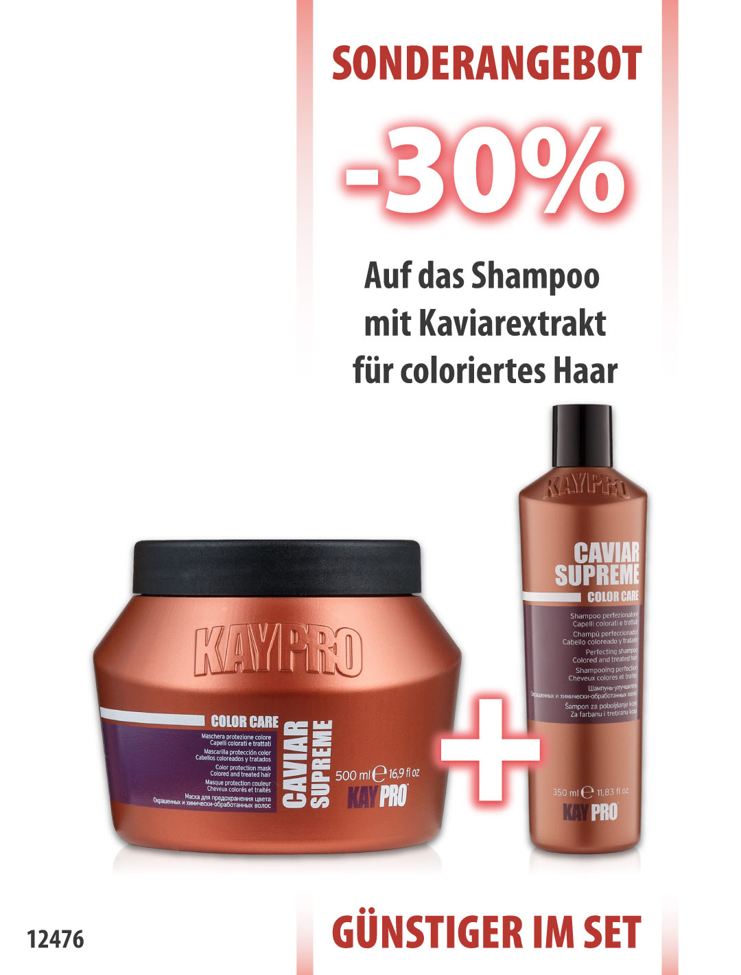 KayPro Caviar Shampoo 350 ml + Maske 500 ml