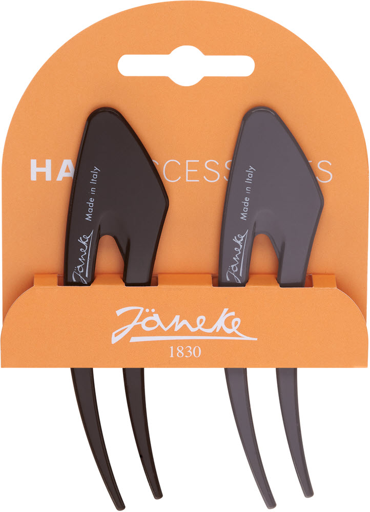 JANEKE Small Hair Clip Brown