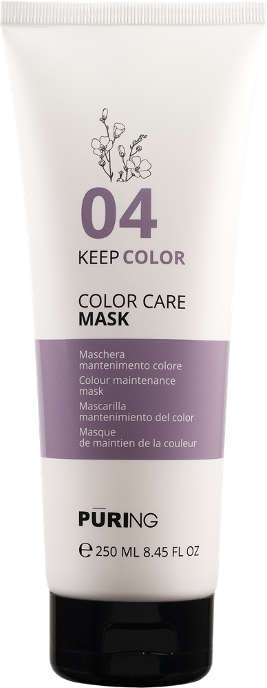 PURING 04 KEEPCOLOR Maske zur Erhaltung der Farbe gefärbter Haare