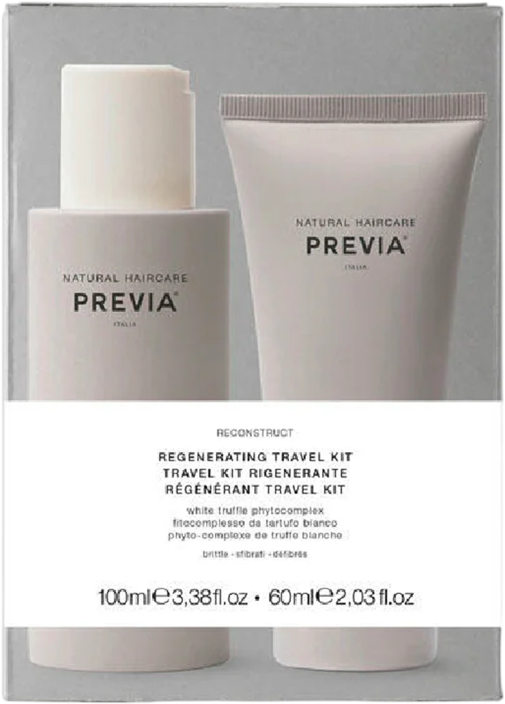 PREVIA Reconstruct Regenerating Travel Set (Shampoo 100ml + Treatment 60ml)
