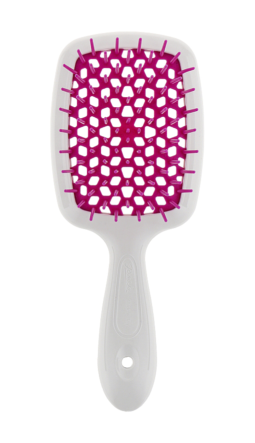 JANEKE Superbrush Small White & Fuchsia 