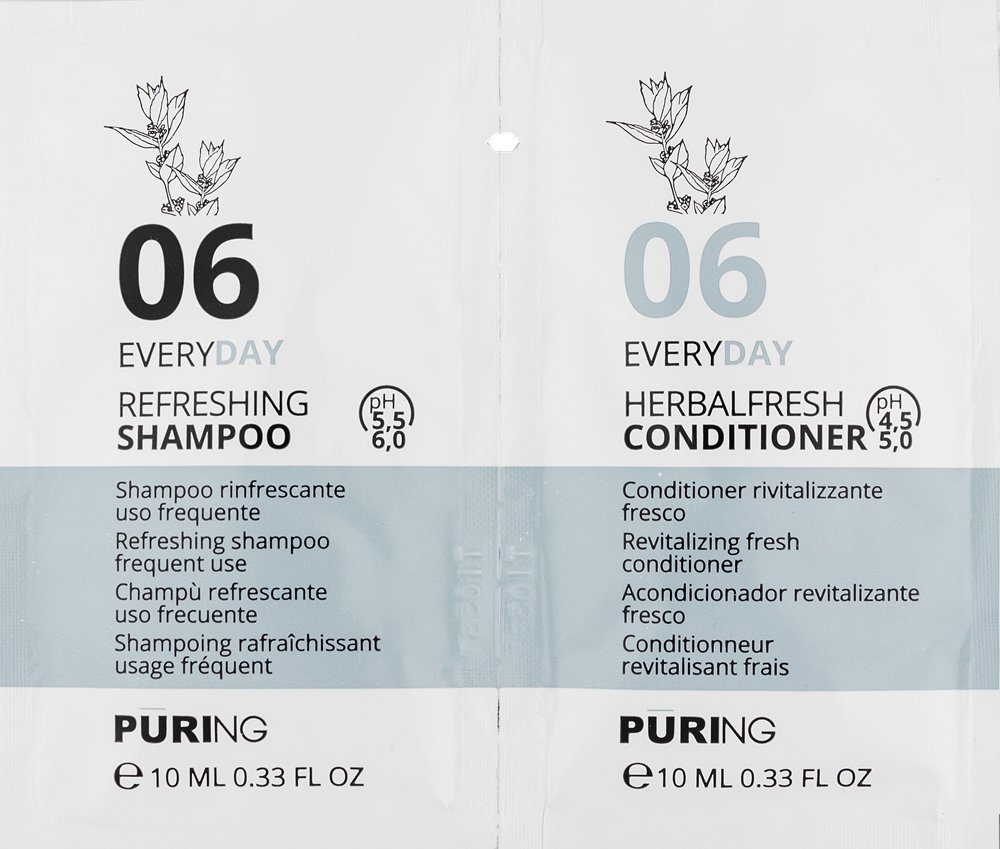 PURING 06 EVERYDAY Shampoo+Conditioner 10ml+10ml