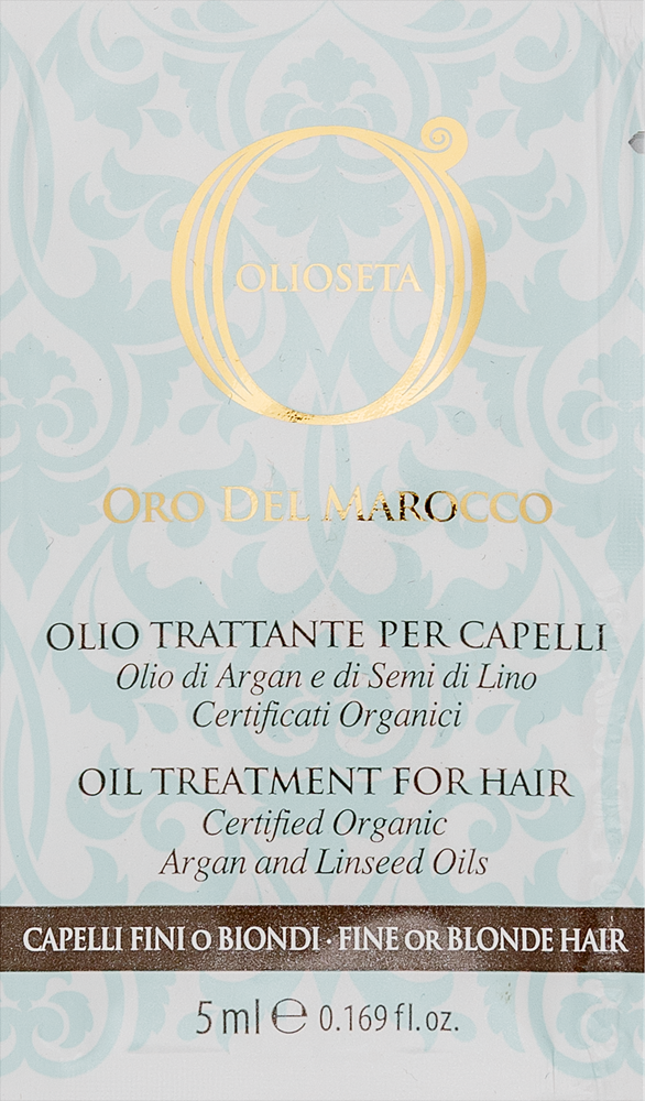 OLIOSETA ODM Haarpflegeöl mit Arganöl und Leinöl für feines und blondes Haar