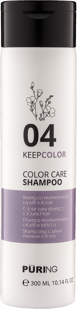 PURING 04 KEEPCOLOR Shampoo zur Erhaltung der Farbe gefärbter Haare