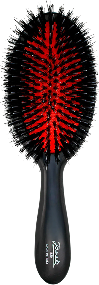 JANEKE Professiona brush with boar bristle and nylon, black