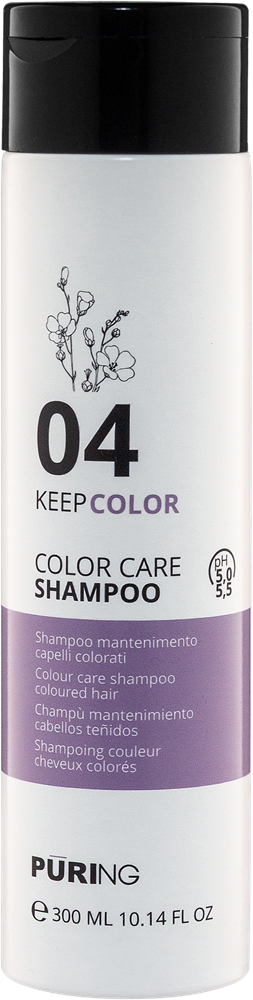 PURING 04 KEEPCOLOR Shampoo zur Erhaltung der Farbe gefärbter Haare
