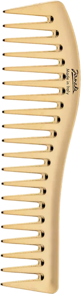 JANEKE Wavy Comb For Gel Application, gold