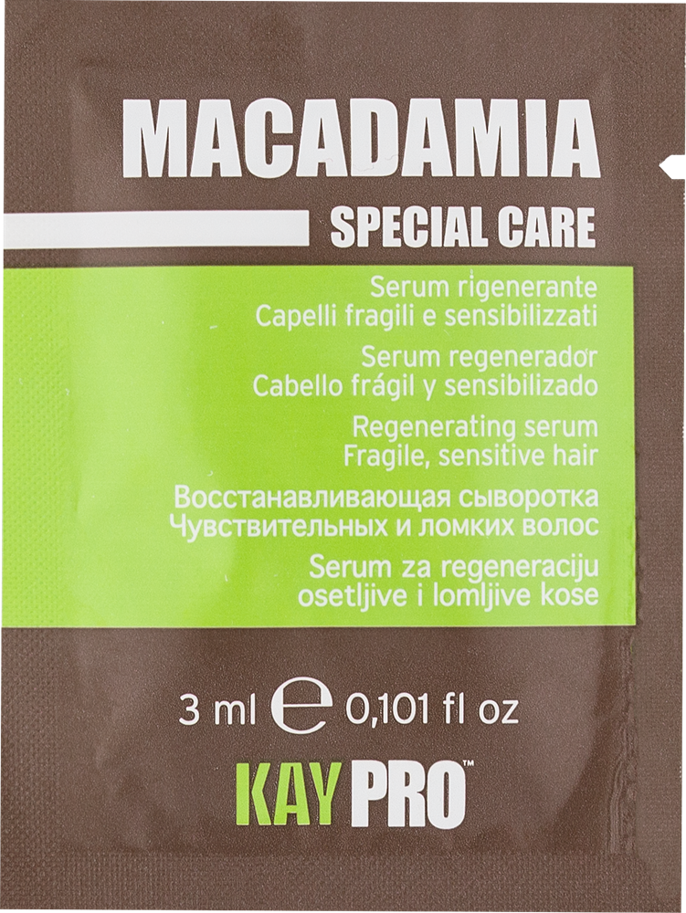 KayPro Macadamia Serum mit Macadamiaöl für brüchiges Haar