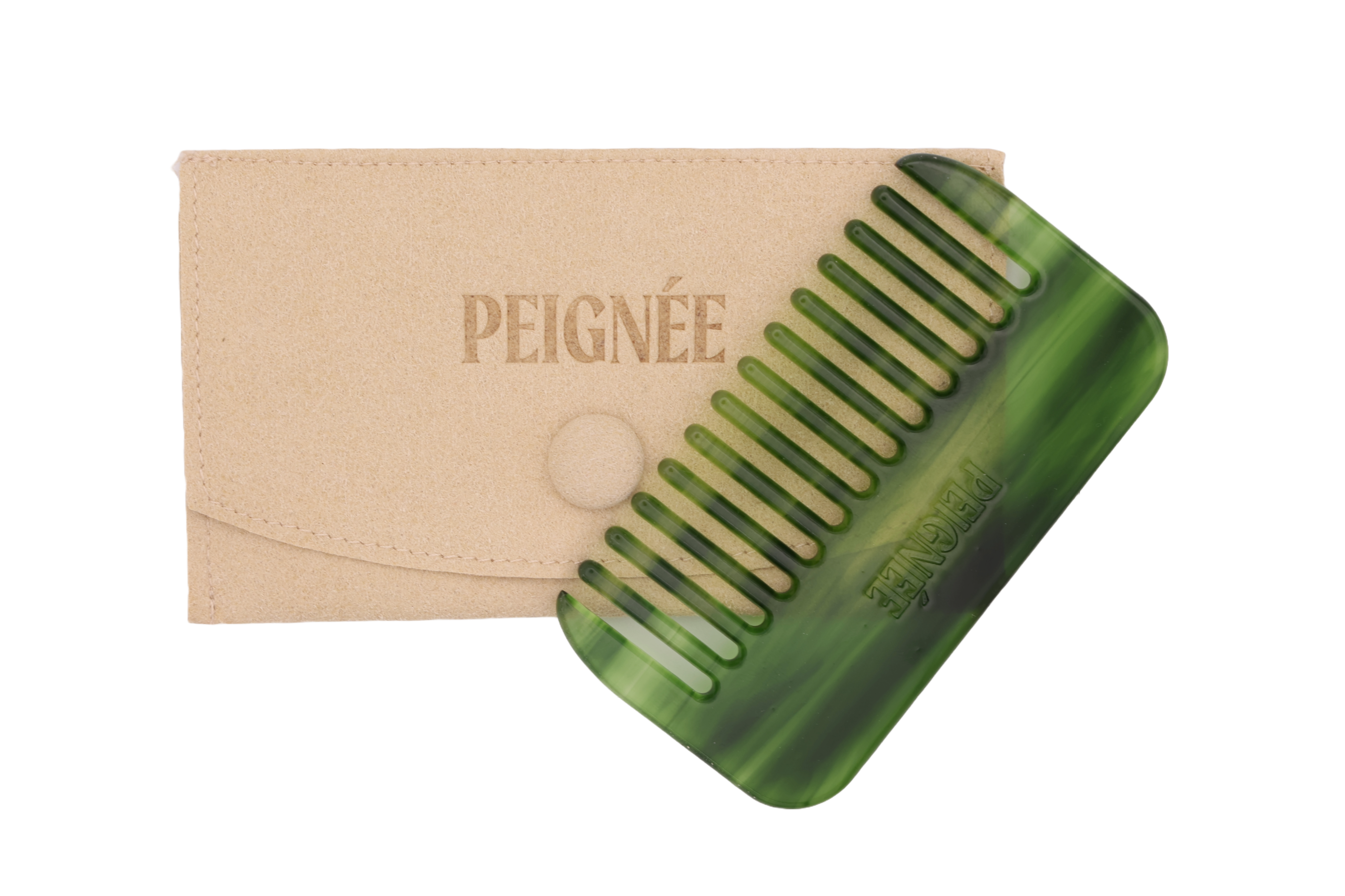 PEIGNEE Travel Comb - Emerald