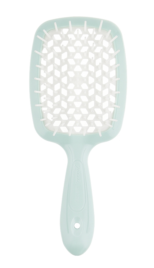 JANEKE Superbrush Small Turquoise - White